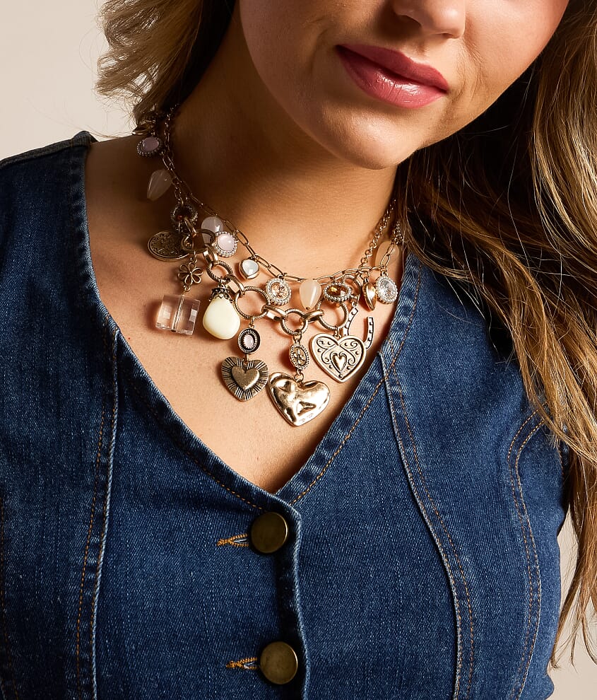 2 Pack Western Charm Necklace Set