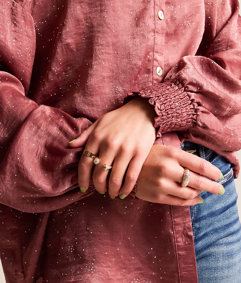 3 Pack Statement Ring Set