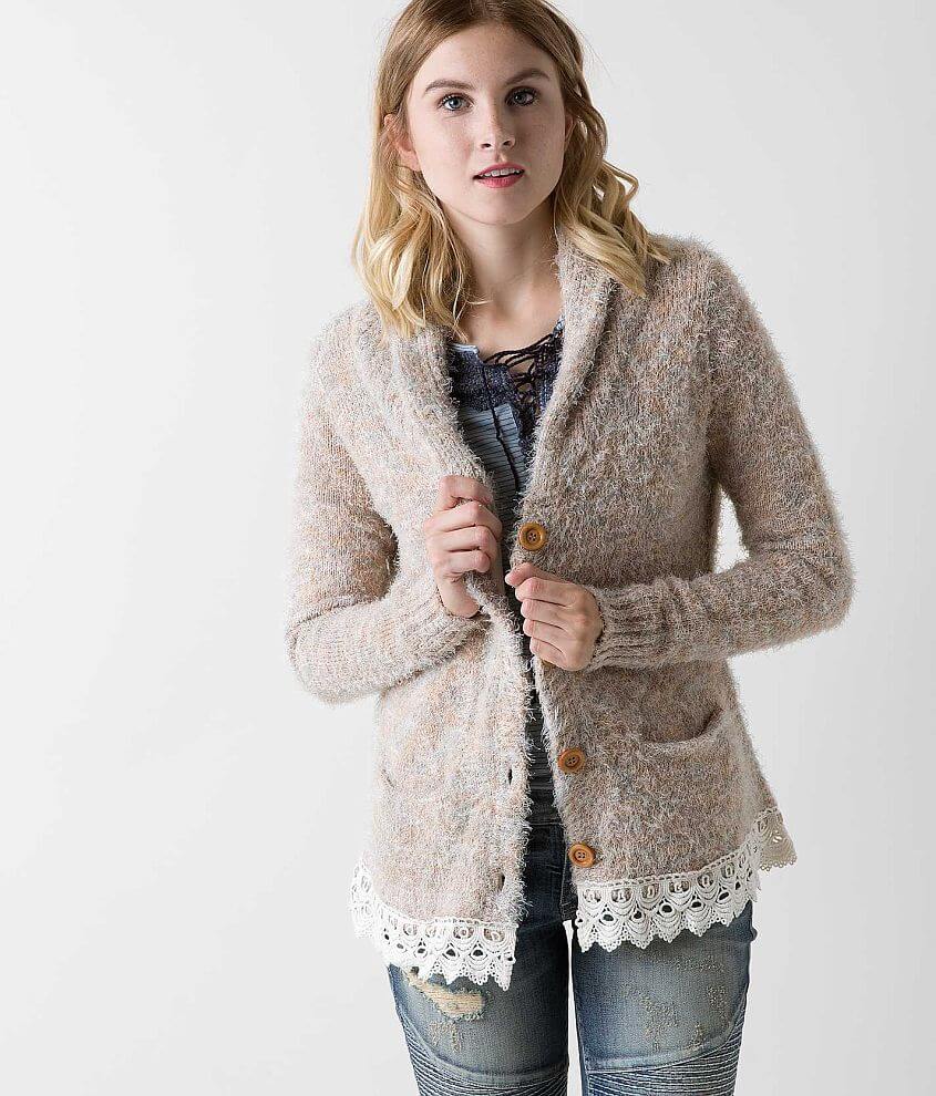 Eyelash hotsell cardigan sweater