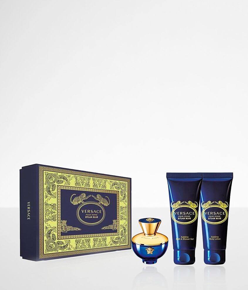 Versace Pour Homme Dylan Blue Cologne Gift Set For Men, 3 Pieces 