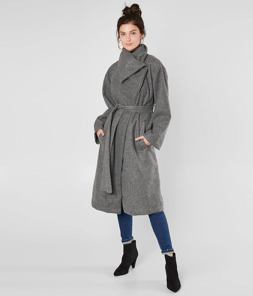 Shinestar Belted Jacket - Women's Coats/Jackets in Charcoal | Buckle