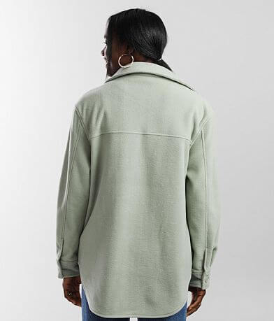 Shinestar Fleece Shacket BACK