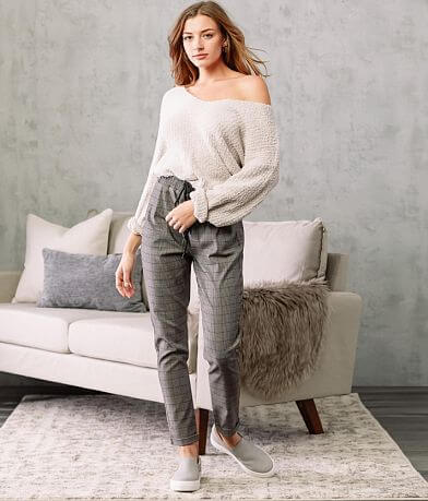 Shinestar Plaid Jogger Stretch Pant MISC_DETAIL_1