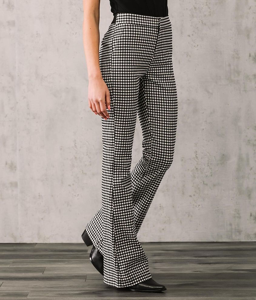 Gingham 2024 stretch pants