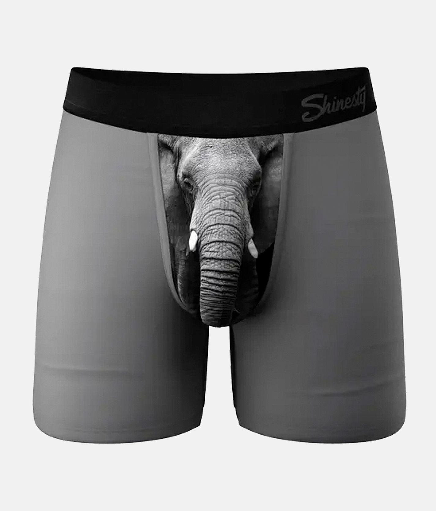 Shinesty® The Elephant Stretch Boxer Briefs - Men's Boxers in Grey