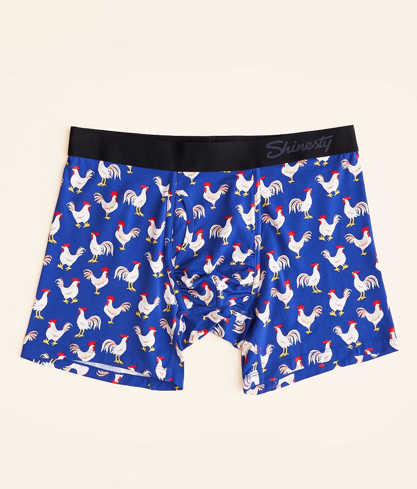 Shinesty&#174; The Chicken Came First Stretch Boxer Briefs front view