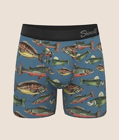 Shinesty® The Catch Of The Day Stretch Boxer Briefs front view