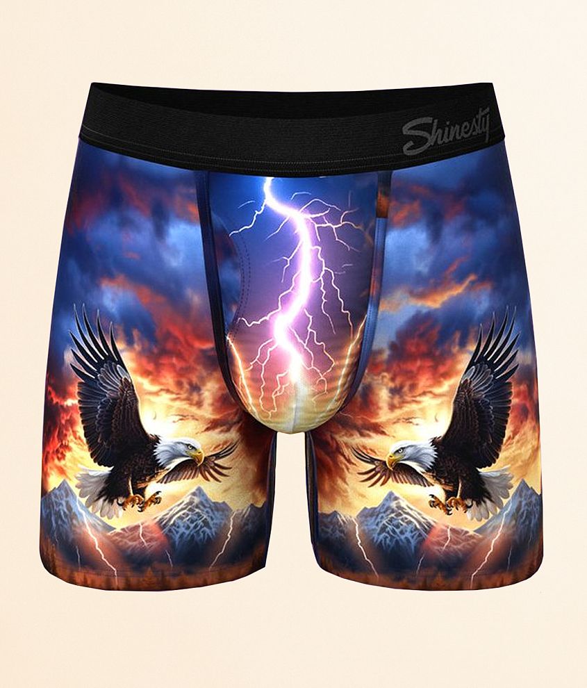 Shinesty&#174; The Lightning Rod Stretch Boxer Briefs front view