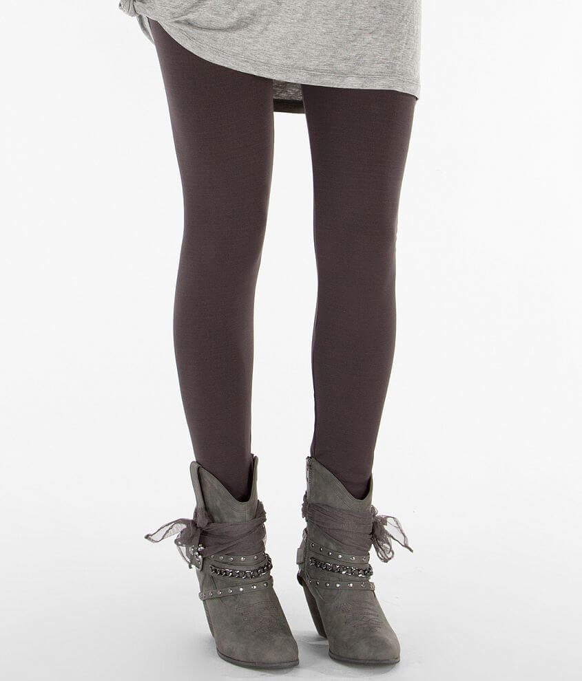 ShoSho Fashion Fleece Legging - Women's Leggings in Charcoal