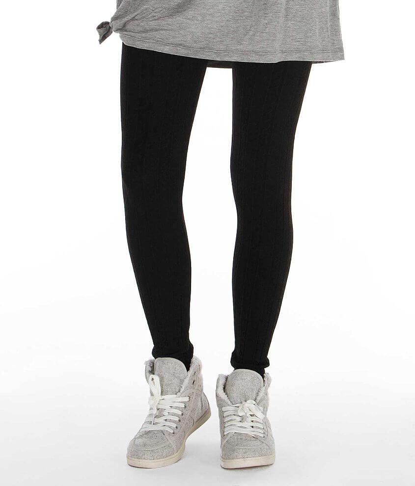 ShoSho Fashion Fleece Lined Legging front view