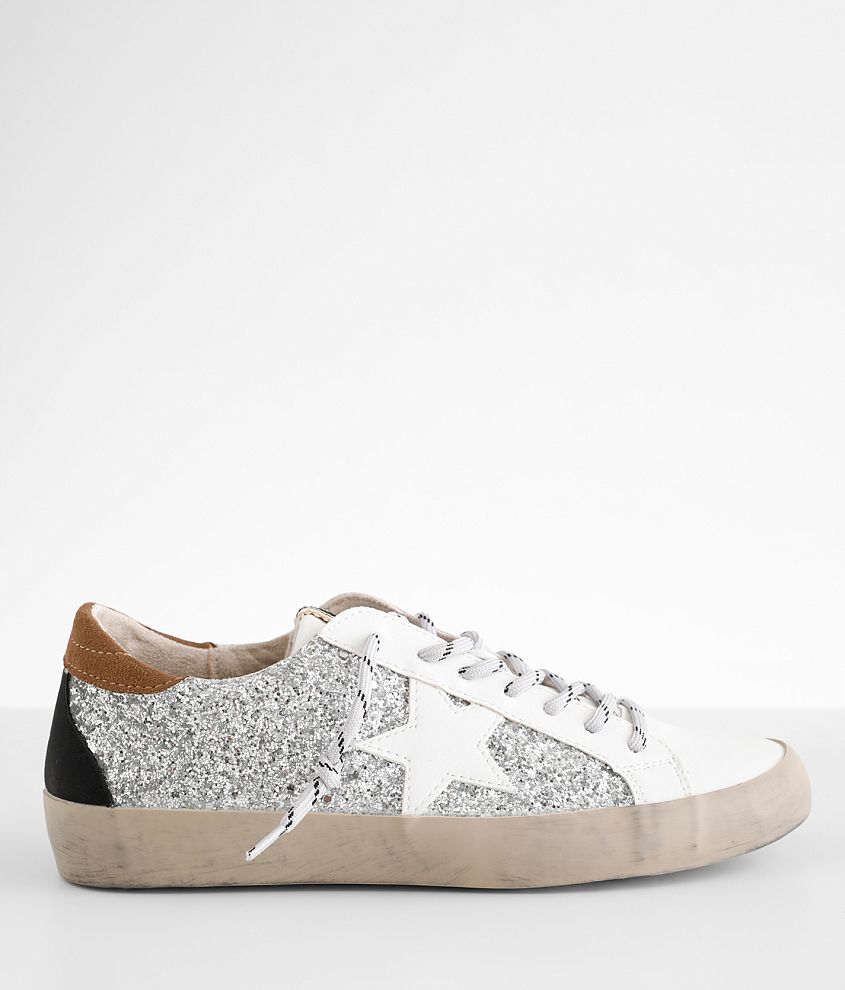 Shu Shop Paula Glitter Sneaker Women s Shoes in Silver Sparkle