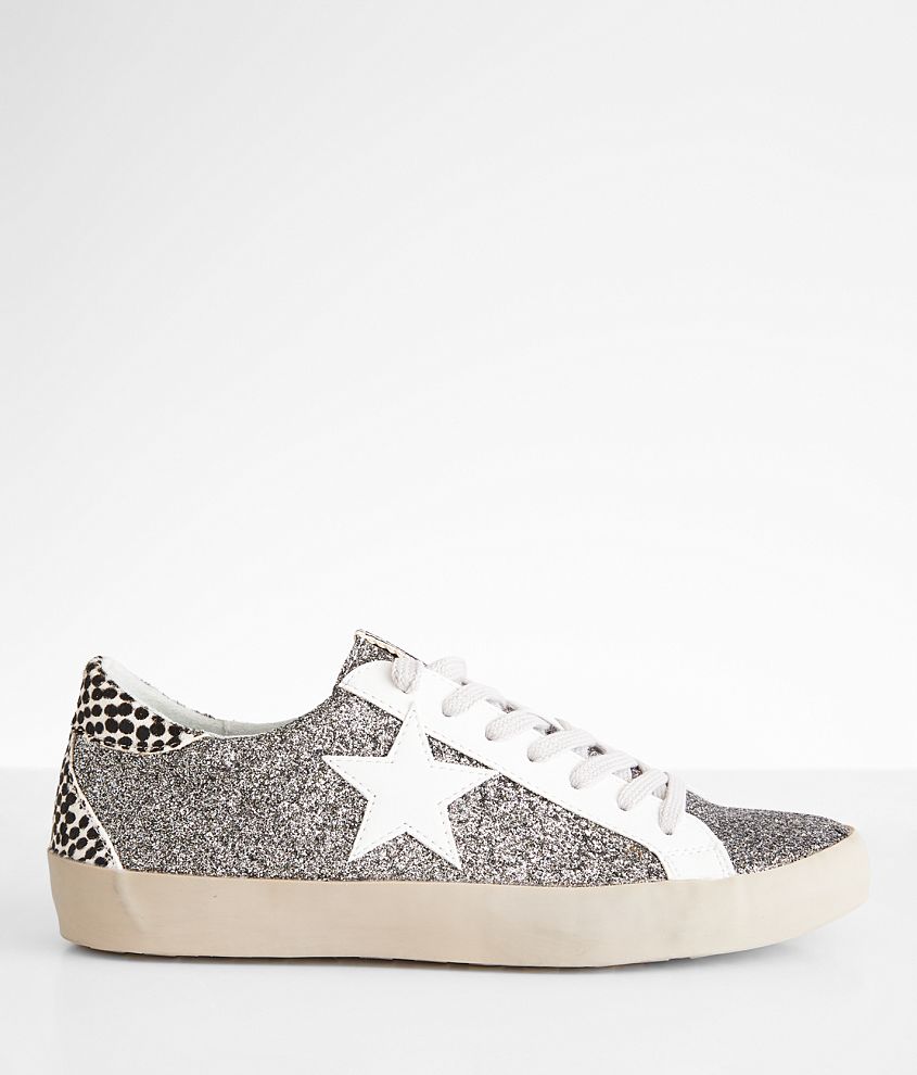 Shu Shop Metallic Sneakers w/ Glitter Detail