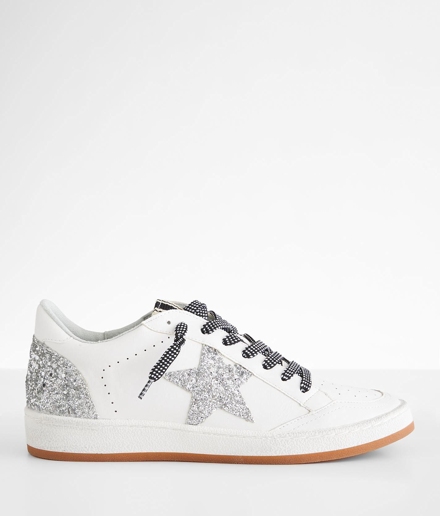 Shu Shop Paz Glitter Star Sneaker - Women's Shoes in White