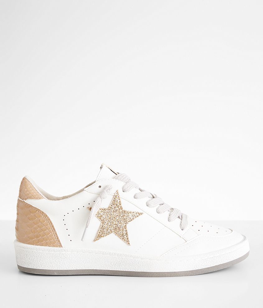 Shu Shop Paz Glitter Star Sneaker - Women's Shoes in Taupe Snake | Buckle