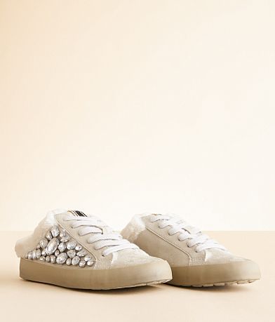 Shu Shop Portia Rhinestone Mule Sneaker - Women's Shoes in Light Grey ...