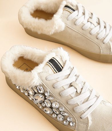 Shu Shop Portia Rhinestone Mule Sneaker - Women's Shoes in Light Grey ...