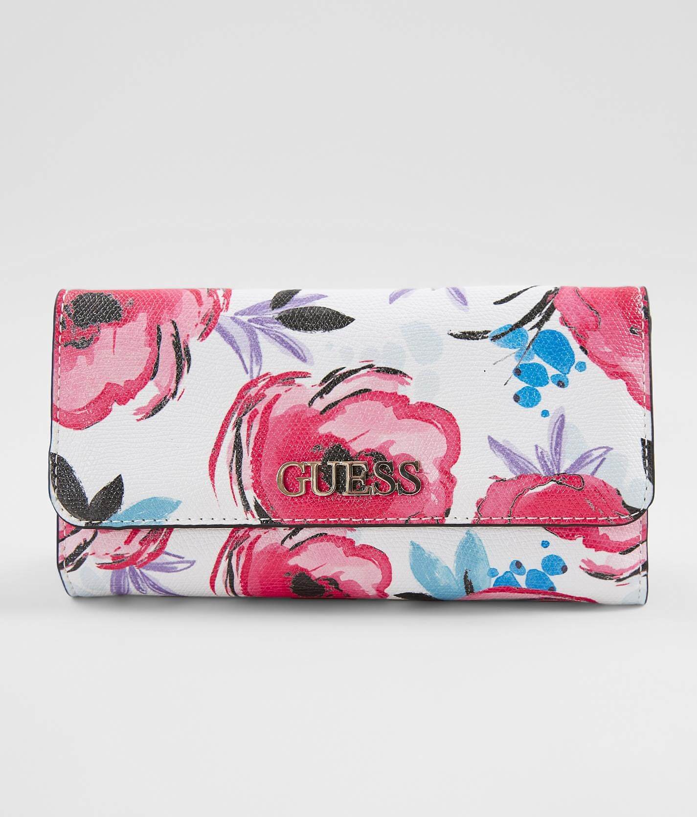 floral guess wallet