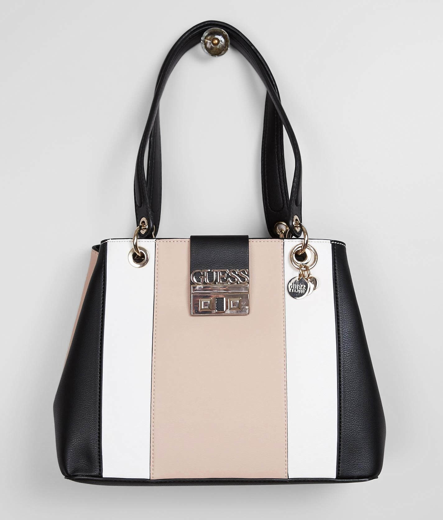 guess kamryn tote black