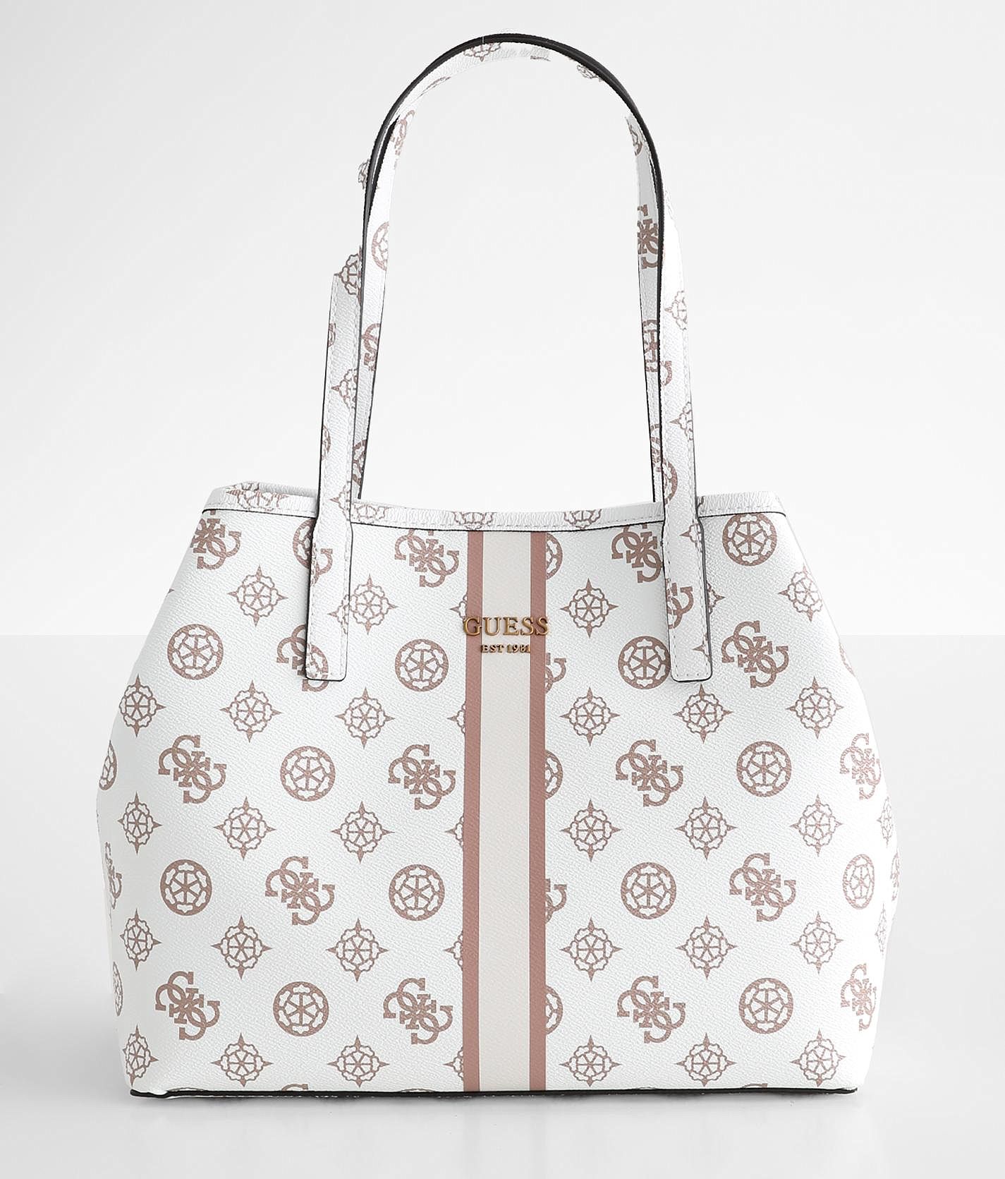 Guess VIKKY white logo tote ゲス ビッキー トート-