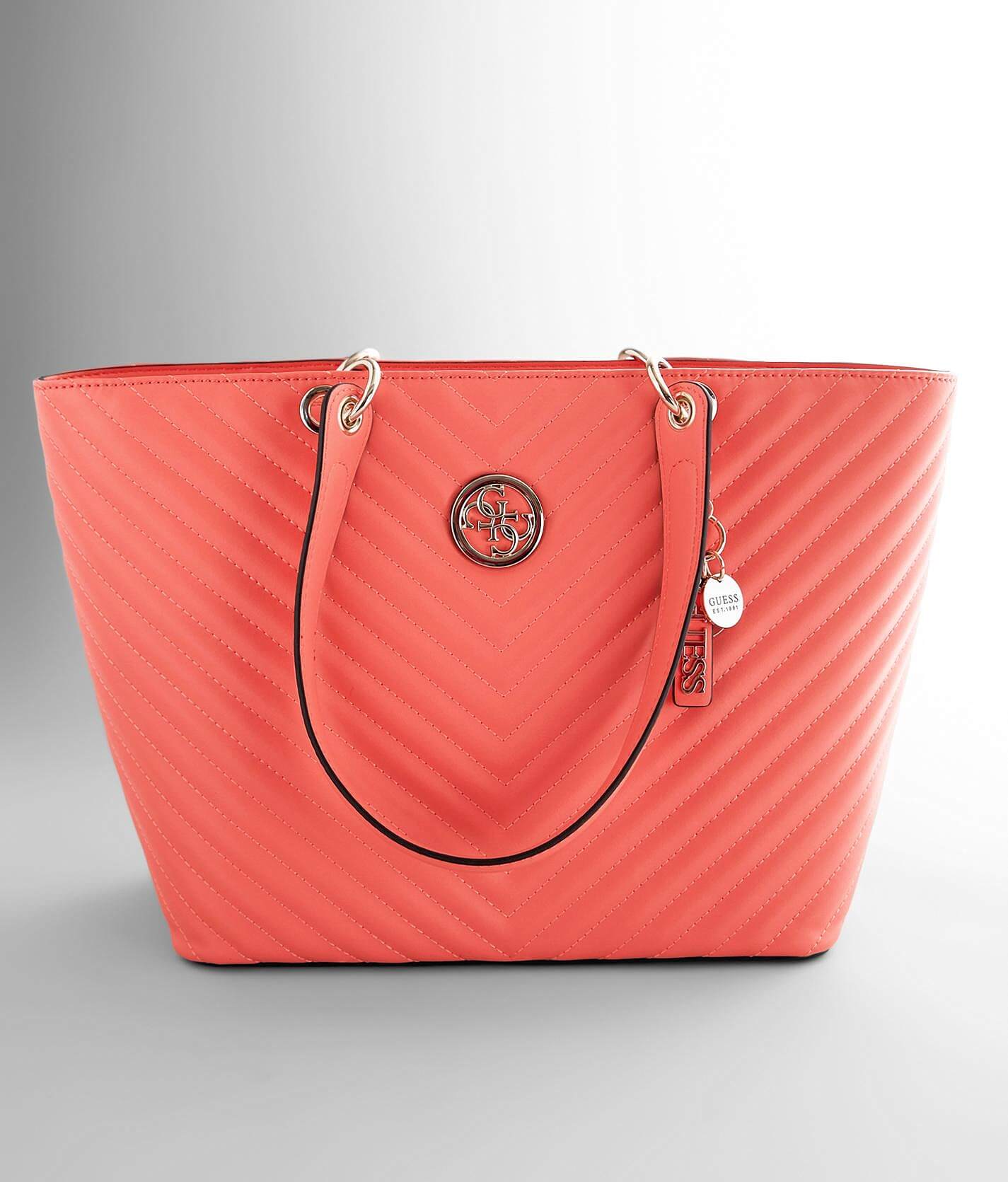 guess coral purse