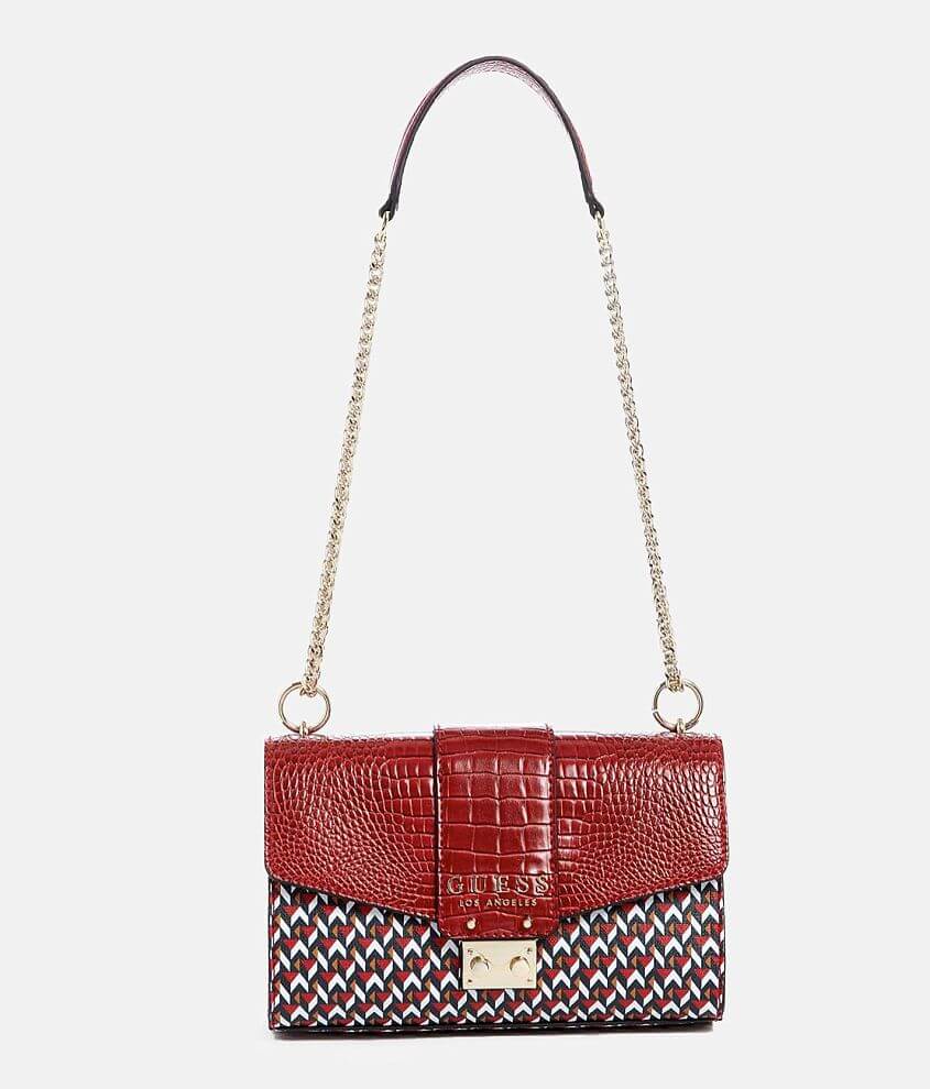 Guess Clelia Mini Crossbody Bag - Merlot