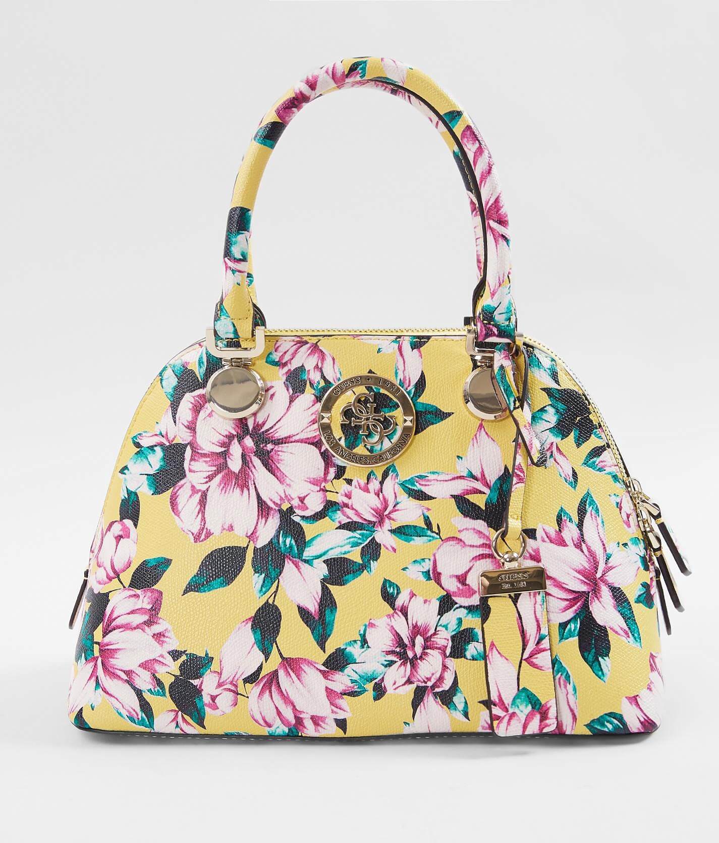 guess purse floral