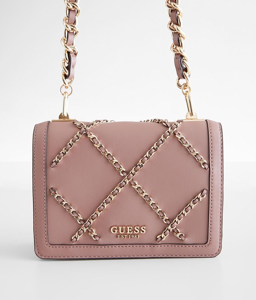 Guess Abey Crossbody Purse - Women's Bags in Rosewood