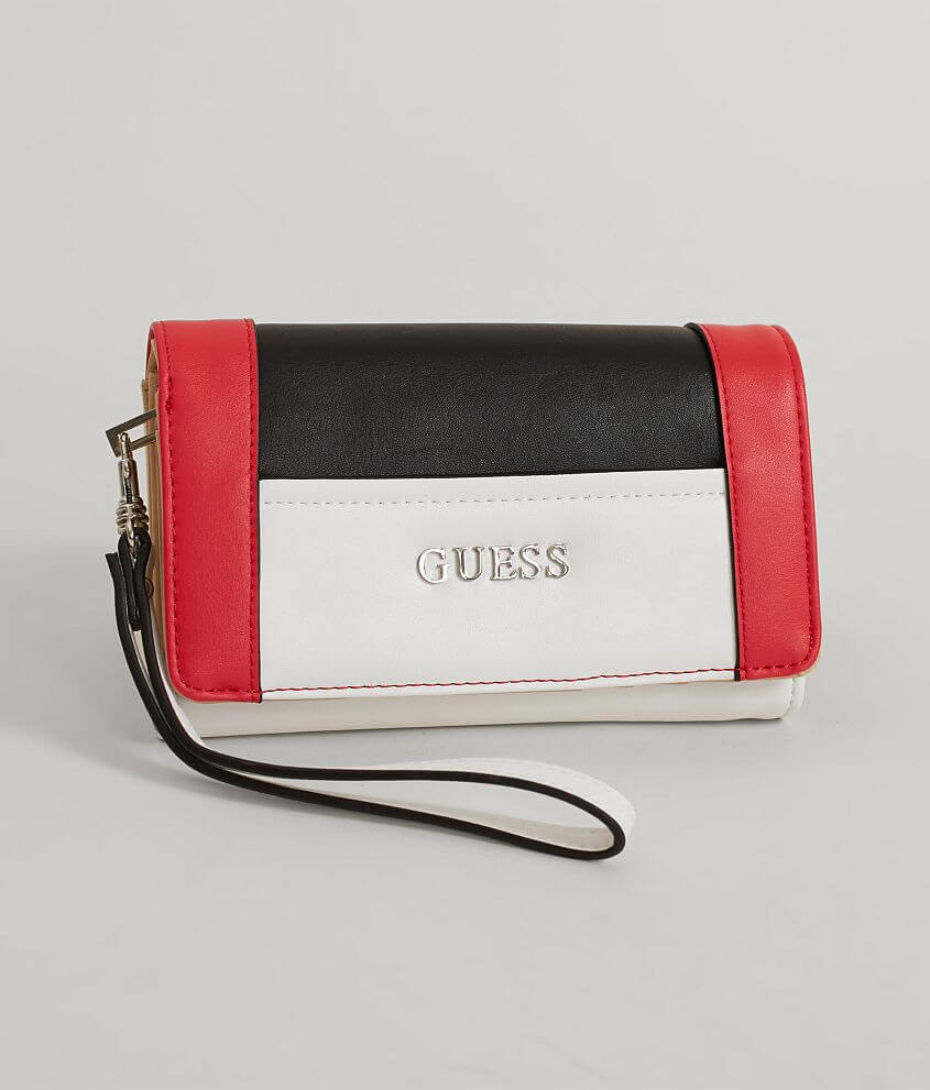 willekeurig Zonder Emuleren Guess Delaney Wallet - Women's Accessories in Red Multi | Buckle