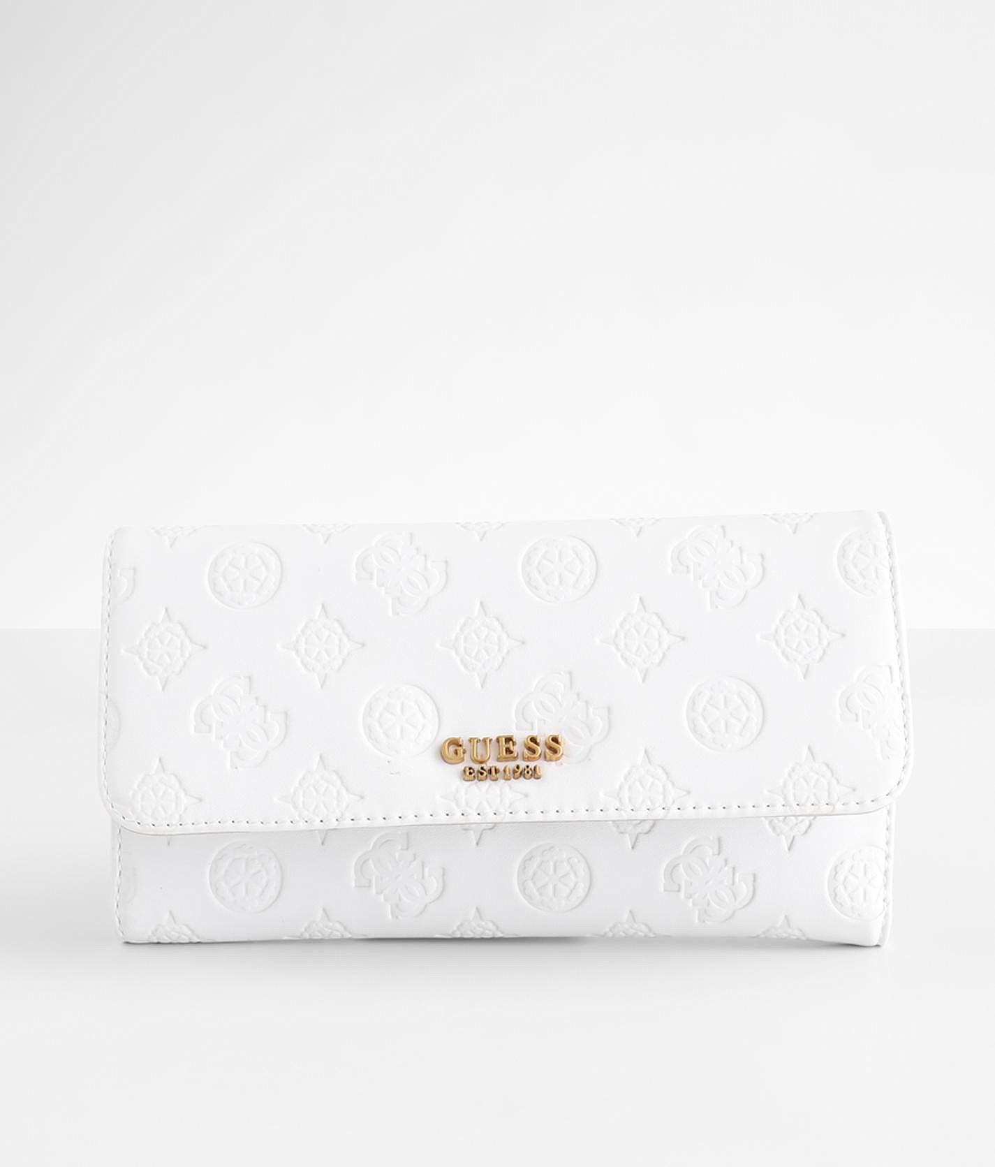 White guess wallet sale