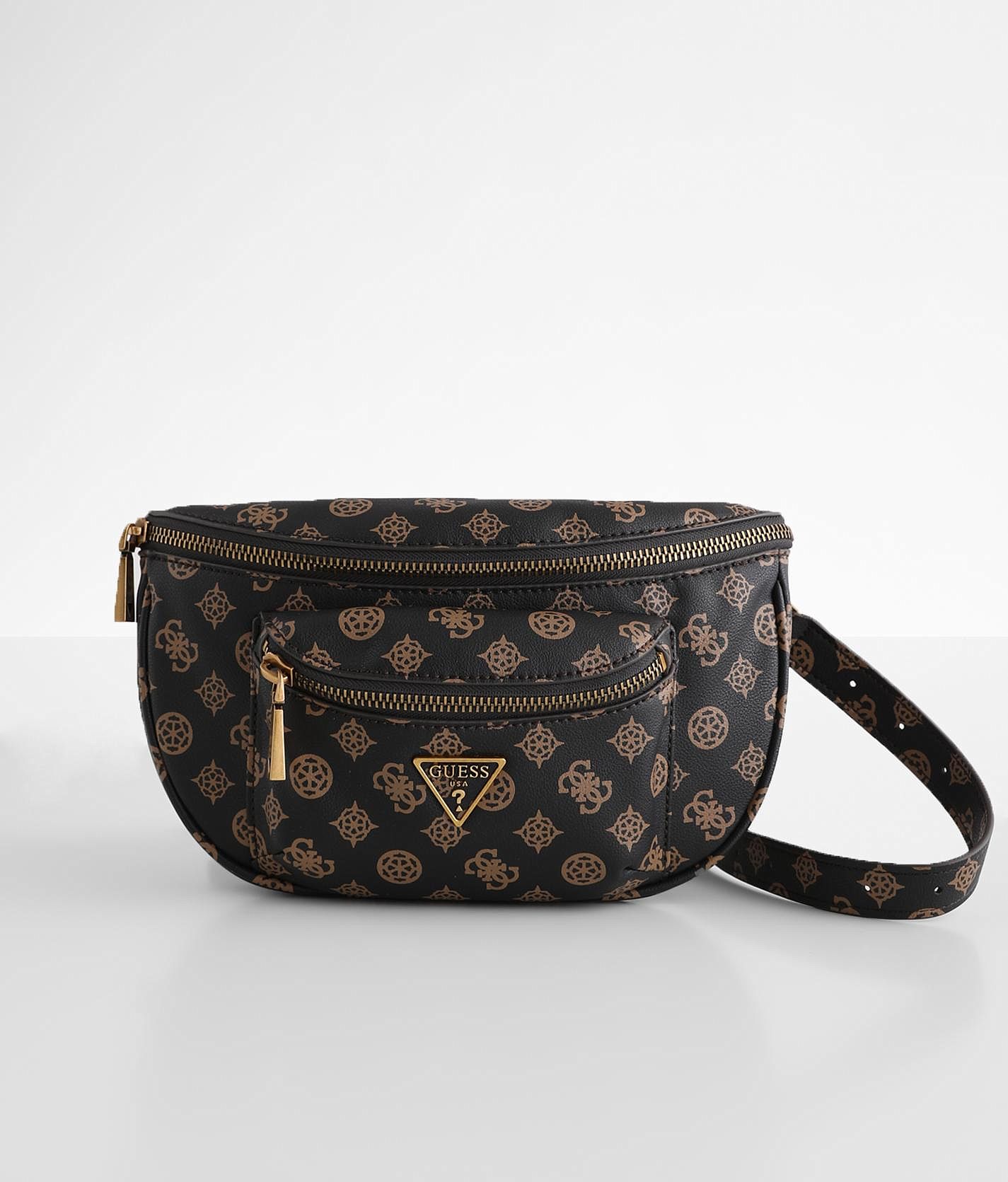 Leeza logo outlet print belt bag