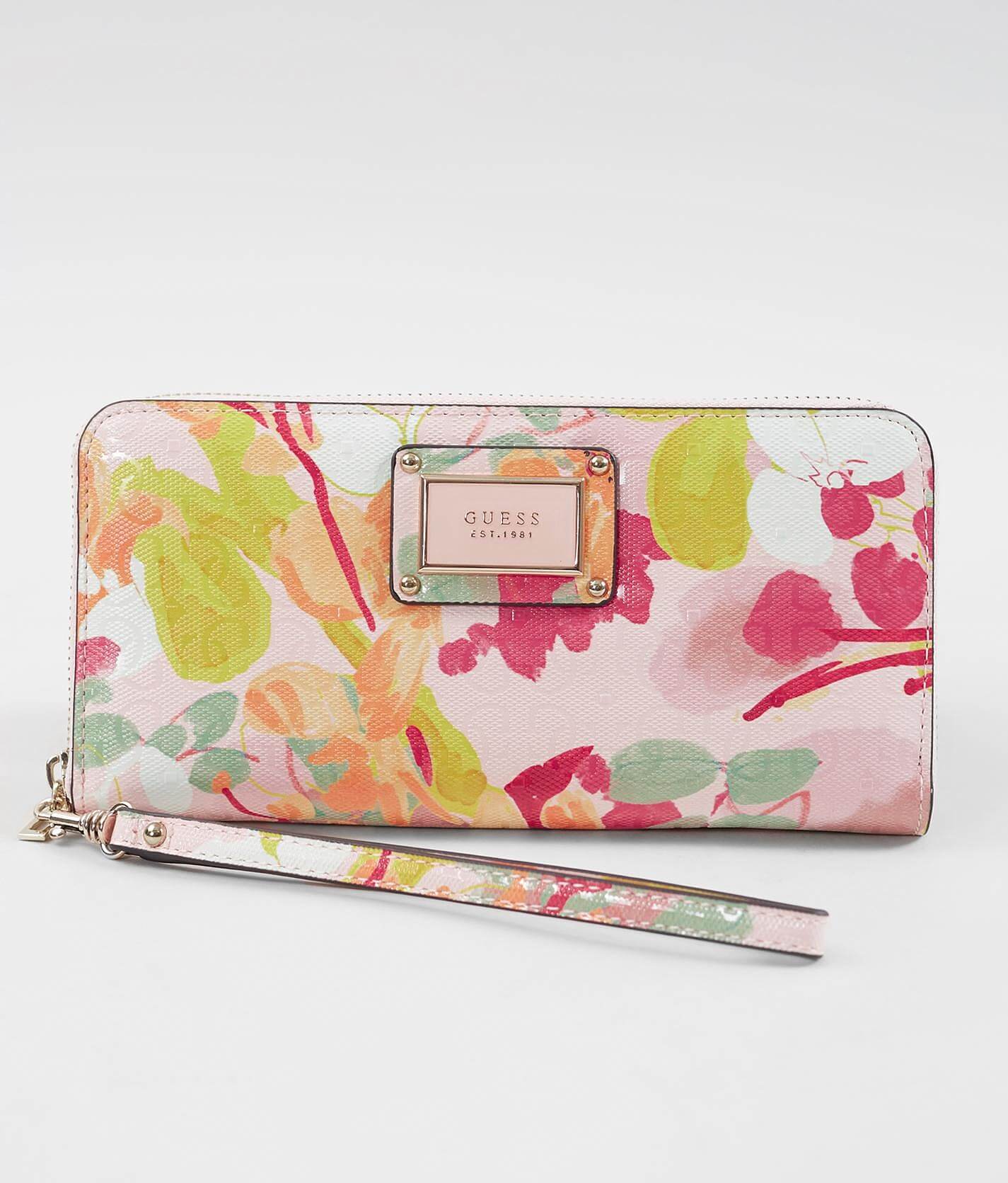 floral guess wallet