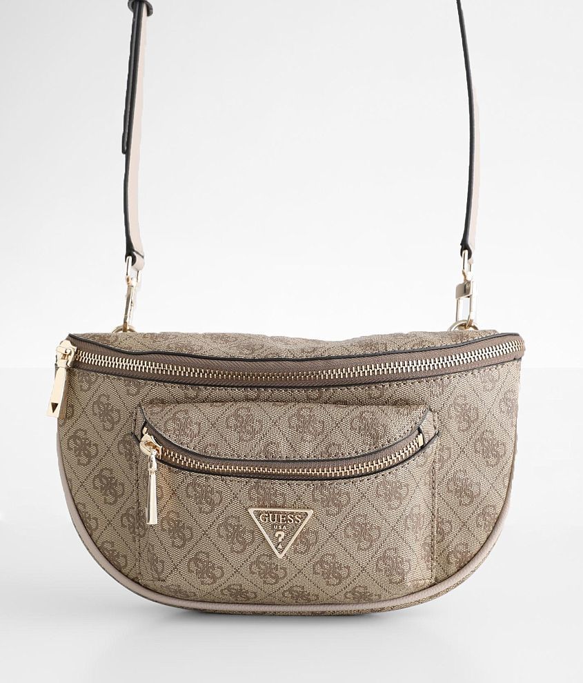 Guess Manhattan Belt Bag - Bags in Latte Logo |