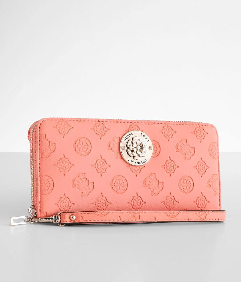 Guess wristlet wallet sale