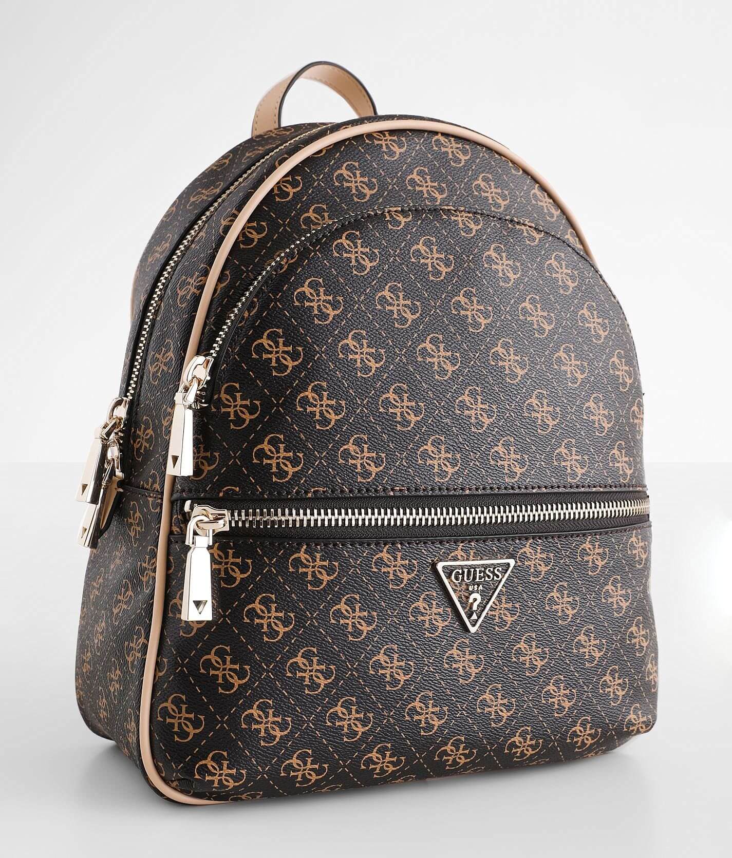 Guess Manhattan Black and Tan Backpack GUESS - Brandclub - GUESS Womens Manhattan Backpack, Black  main image 2
