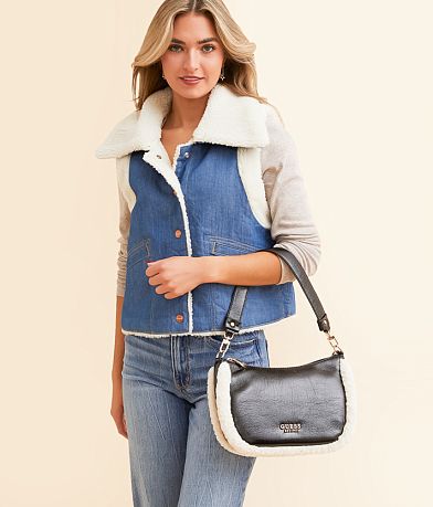 Guess Davika Sherpa Hobo Purse MISC_DETAIL_4