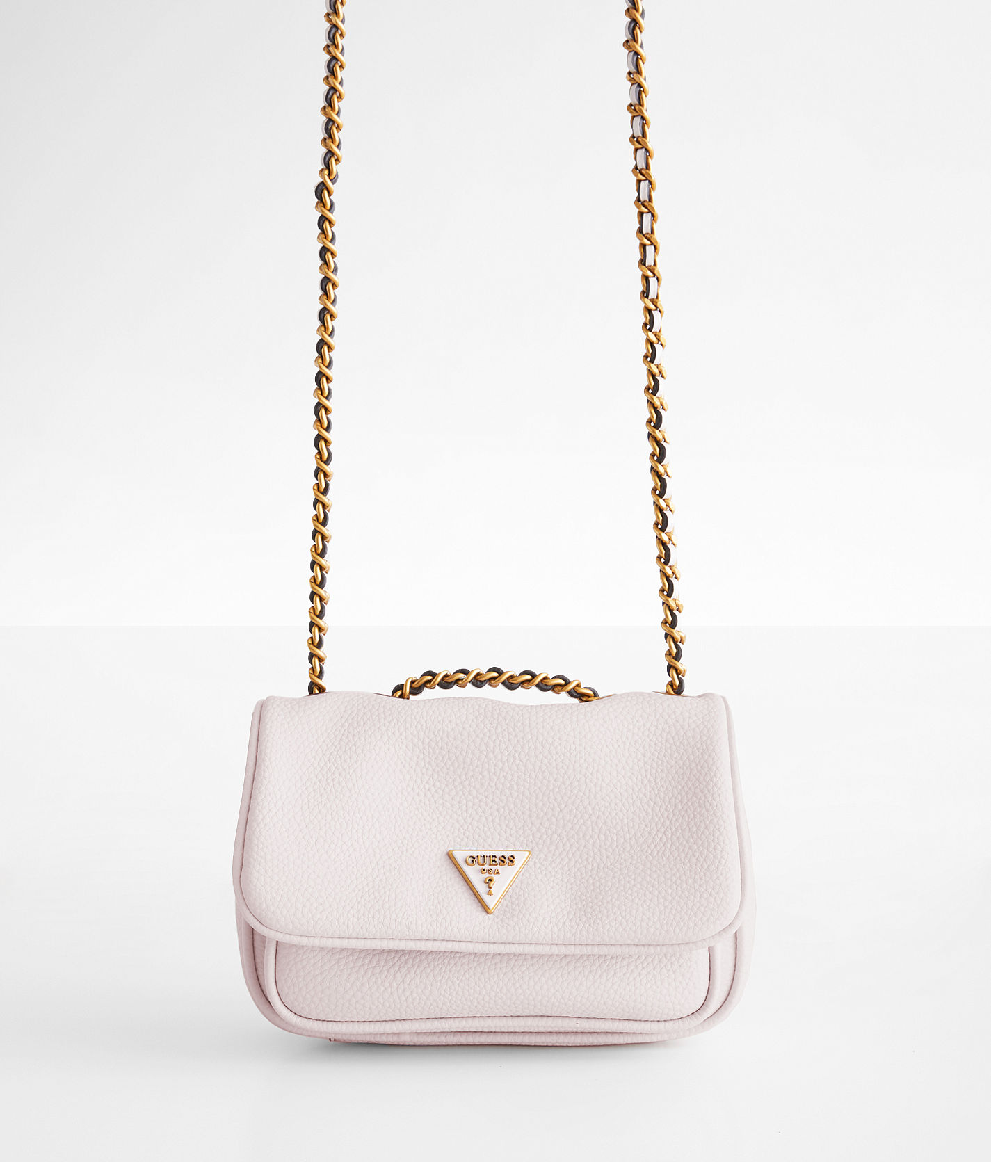 GUESS Logo Mini Tote Crossbody - Pink