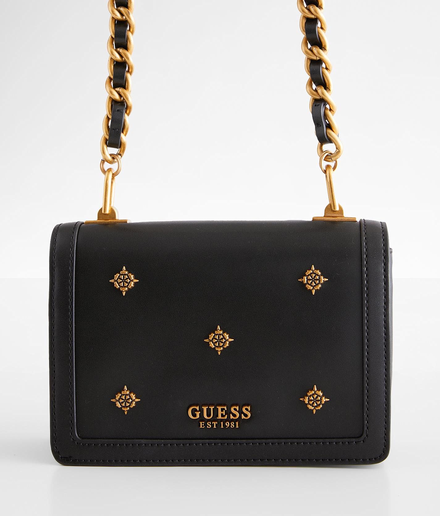 GUESS Women's Abey Mini Crossbody Flap Bag, Black, One Size : :  Clothing, Shoes & Accessories