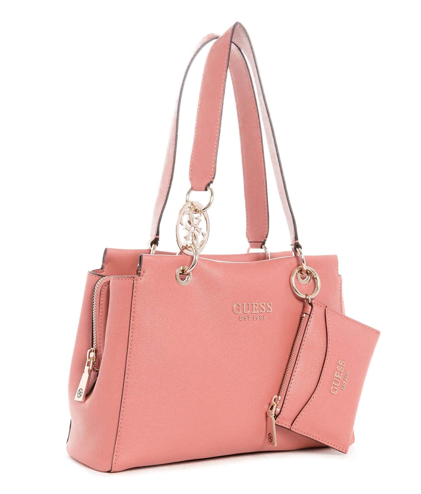 guess peach bag