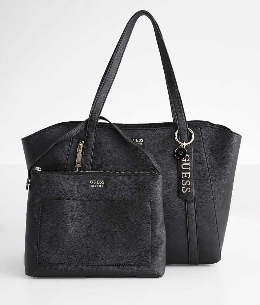 Guess NAYA TOTE SET - Tote bag - coal/black 