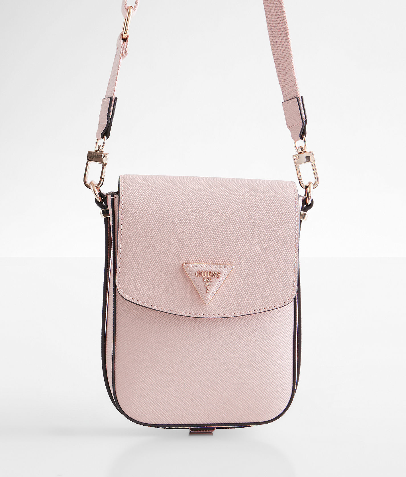 Guess Brynlee Mini Convertible Backpack Women s Bags Wallets in Blush Buckle