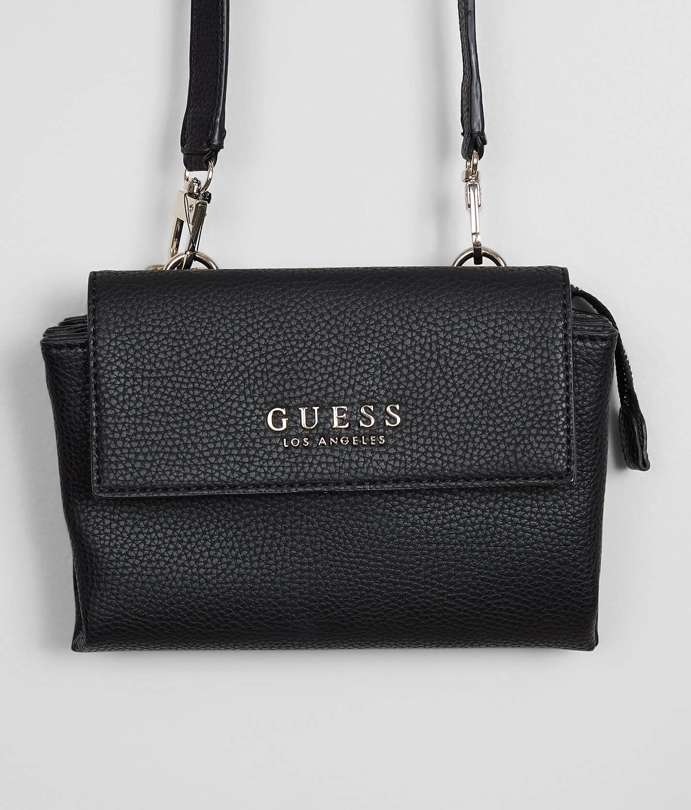 guess black crossbody purse