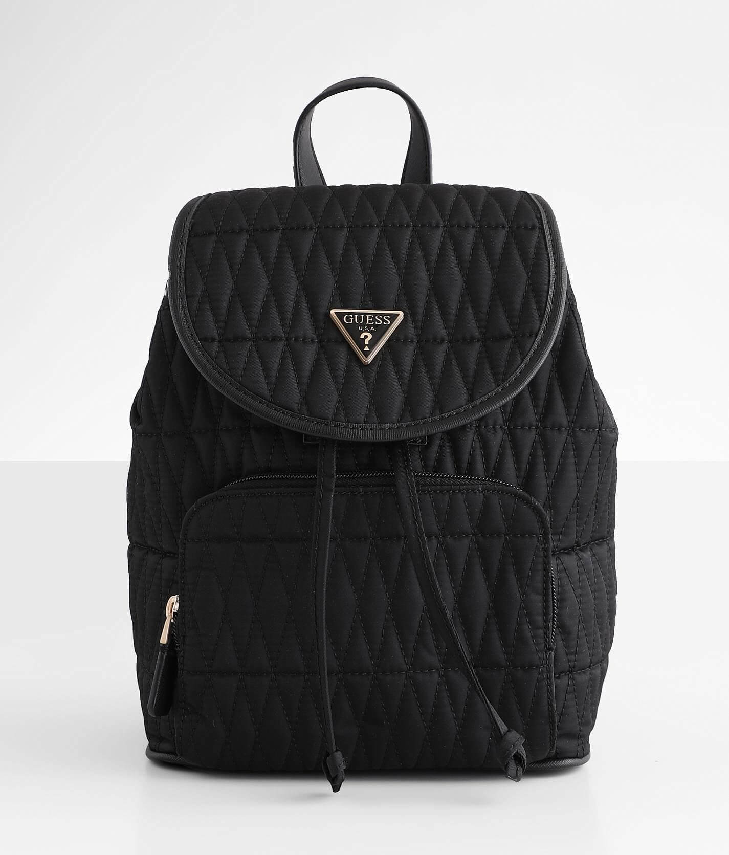 GUESS Black Quilted Backpack Leather backpack GUESS Black in Leather - 30000505 main image 2