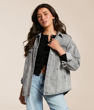Signature 8 Washed Denim Jacket front view