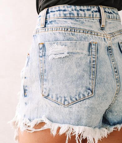 Signature 8 High Rise Acid Wash Short BACK_POCKET