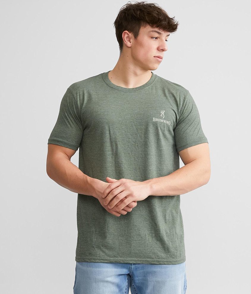 Browning® Bird Dog Badge T-Shirt - Men's T-Shirts in Military