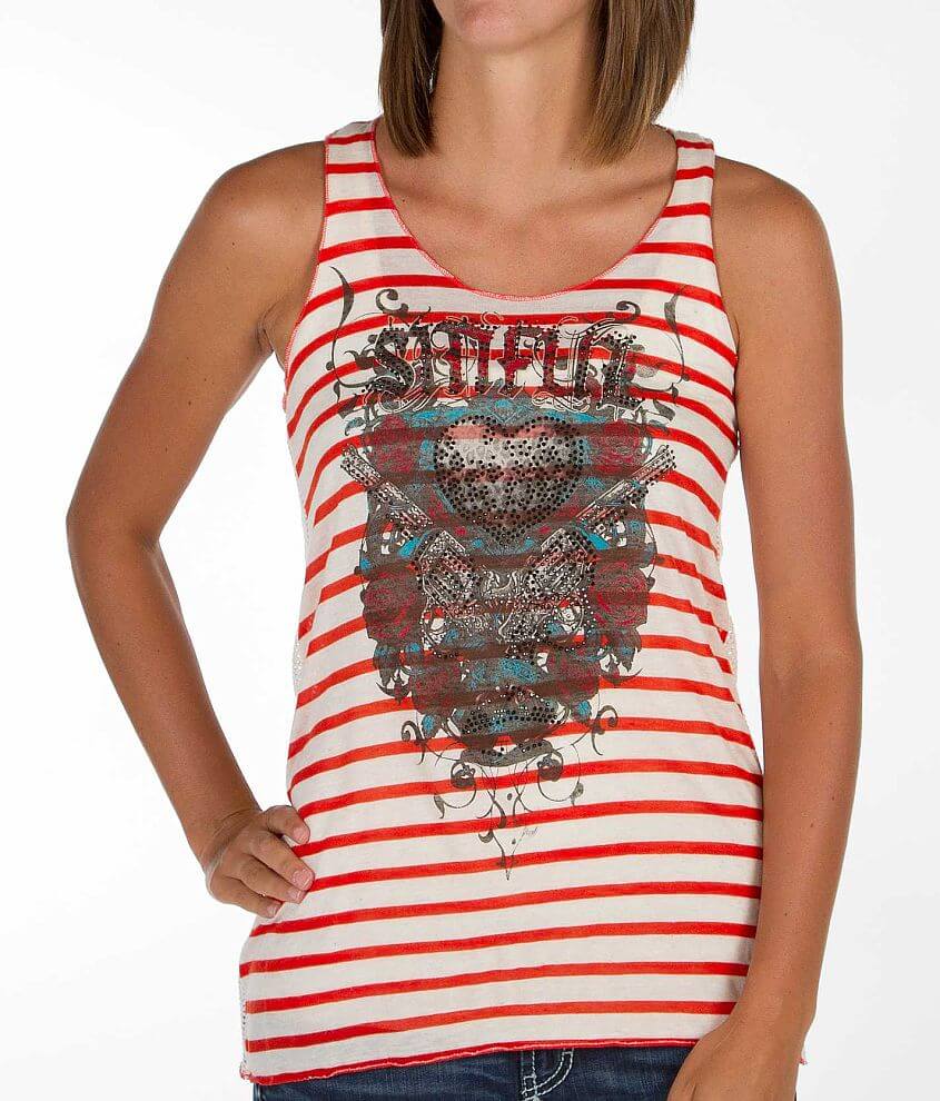 Sinful Heirloom Tank Top front view