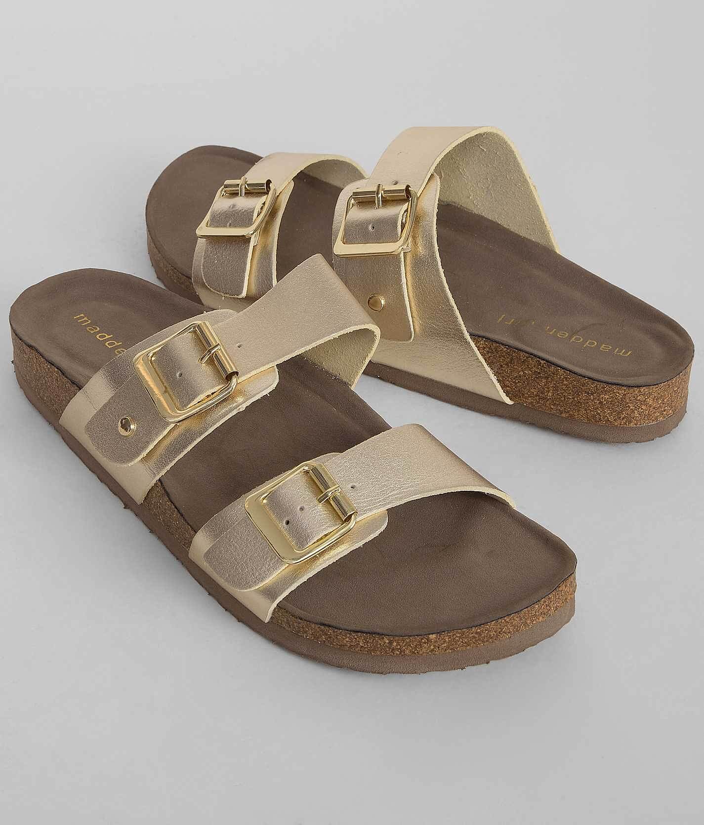 madden girl gold sandals