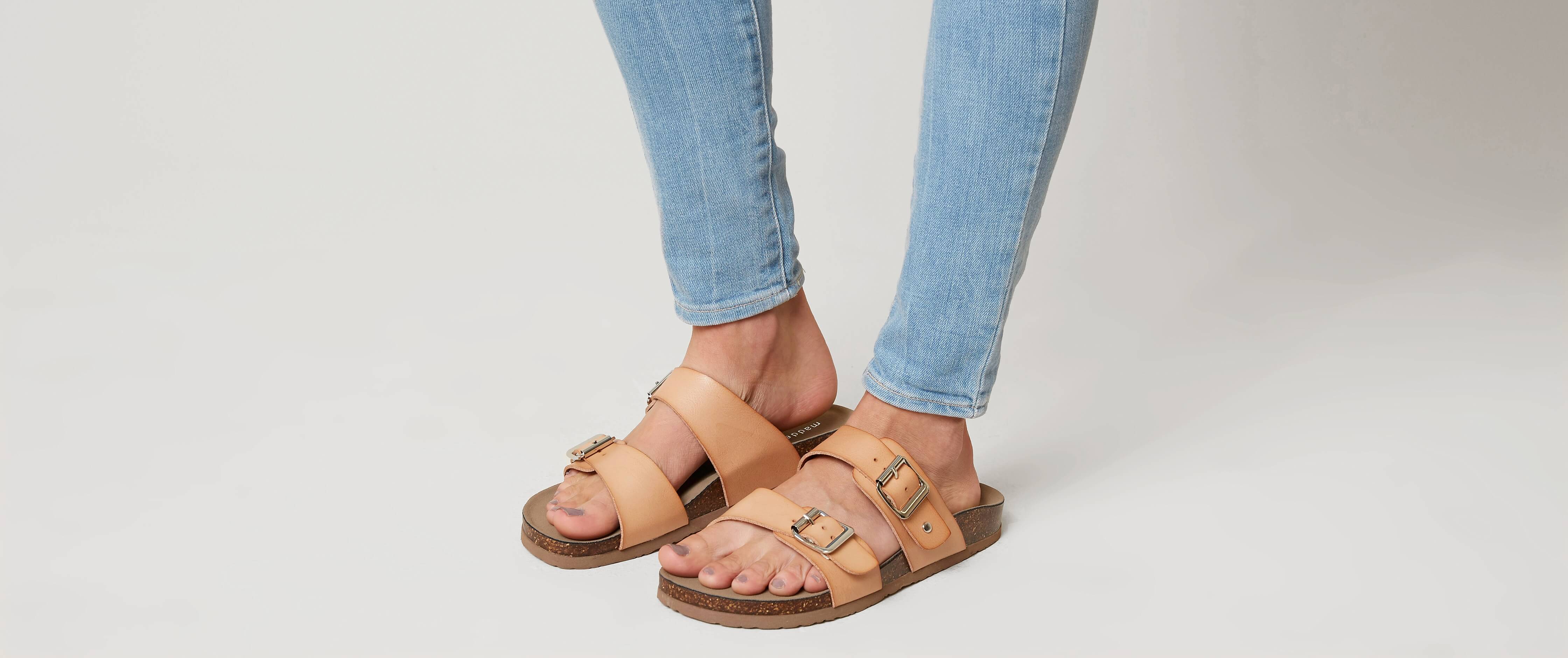 madden girl double buckle sandals
