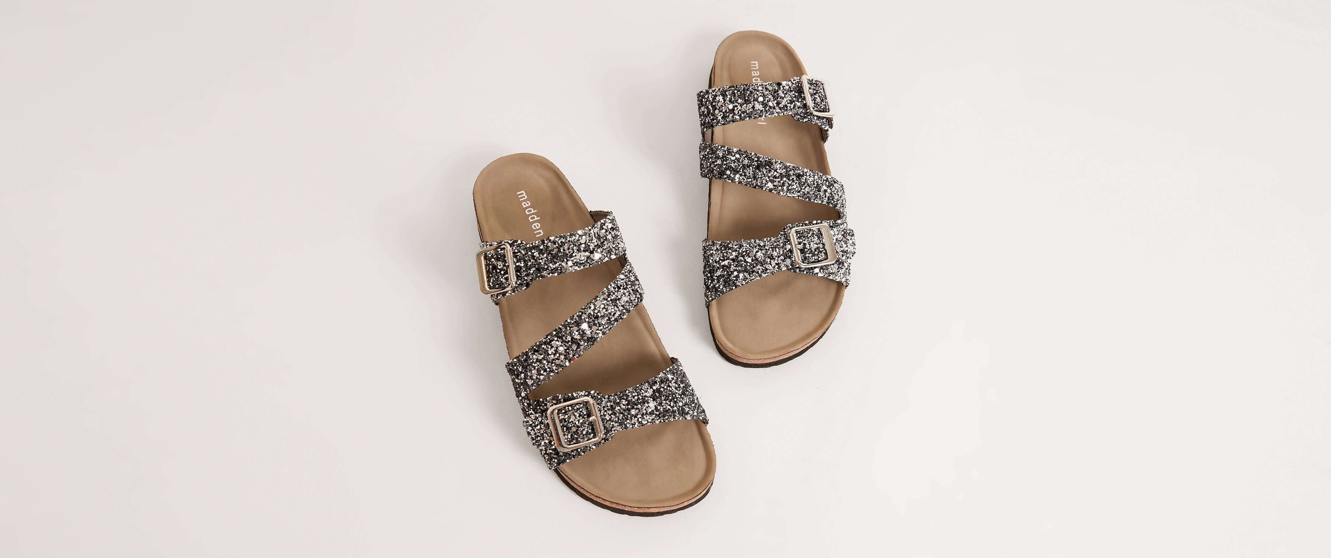 madden girl sparkly sandals