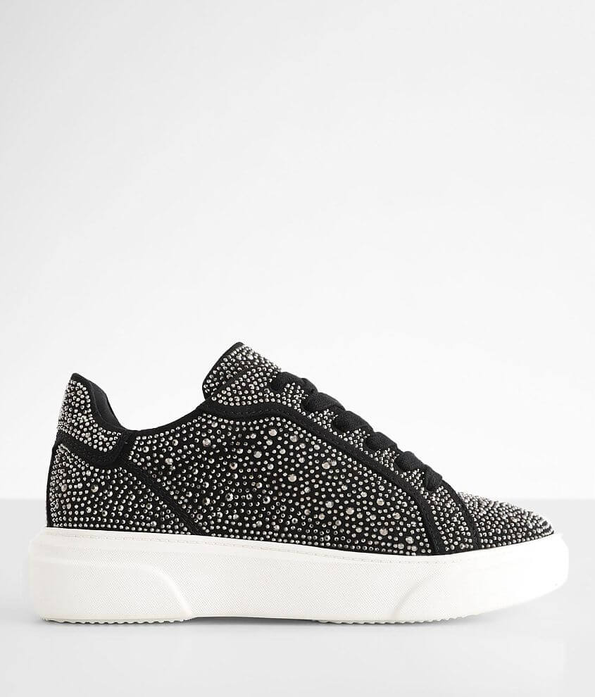 træk vejret Gavmild Fælles valg Madden Girl Coop Rhinestone Sneaker - Women's Shoes in Black Multi | Buckle